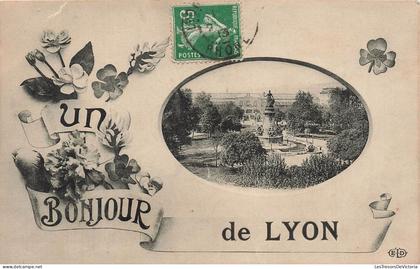 [-5%] FRANCE - 69 - Lyon - un bonjour de Lyon