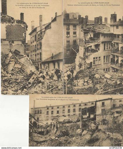 9 cartes Catastrophe de Lyon Saint Jean