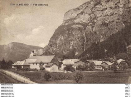 Magland - vue générale