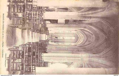 95 - Magny en Vexin - intérieur de l'Eglise Notre Dame - CPA - Voir Scans Recto-Verso