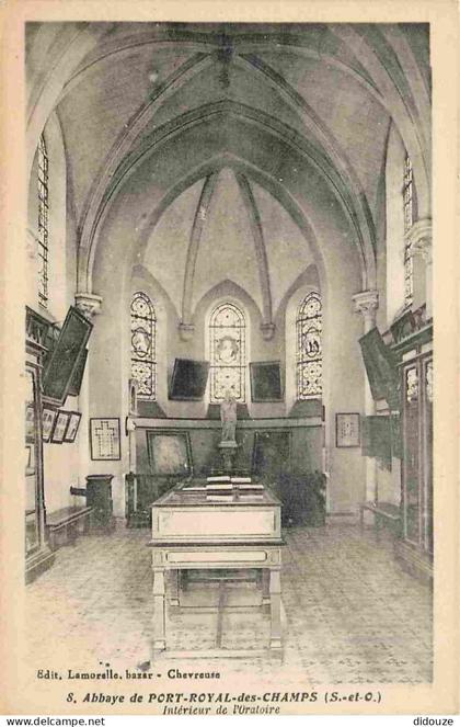 78 - Magny les Hameaux - Abbaye de Pot Royal des Champs - intérieur de l'Oratoire - CPA - Voir Scans Recto-Verso