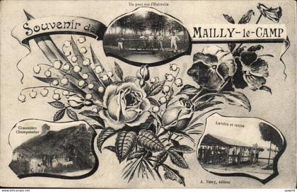 CPA Militaria Mailly le Camp Souvenir