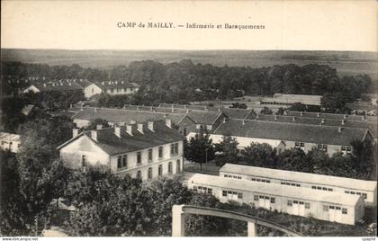 Mailly le Camp - Infirmerie et Baraquements - CPA