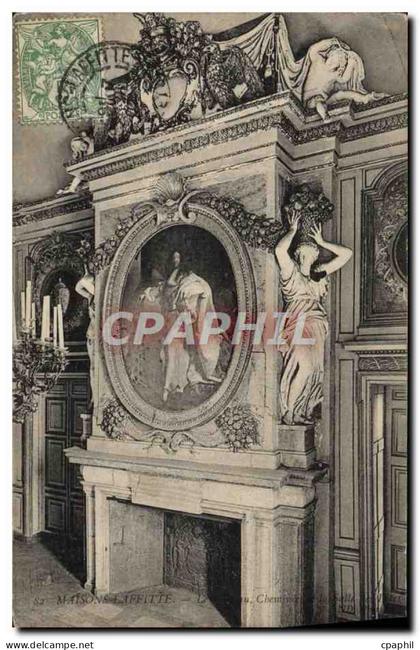 CPA Maisons Laffitte Cheminee Louis XVI