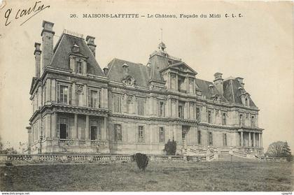 CPA Maisons Laffitte Le Chateau Facade du Midi