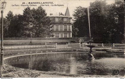 Maisons Laffitte - Le Parc - Place du Chateau - CPA
