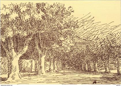 CPM MALAUCENE Cours des Isnards - D'Apres un Dessin de A. Bergier (1087195)