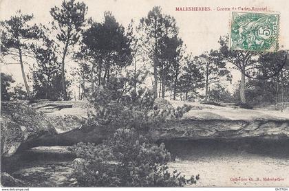 CPA MALESHERBES -grotte cadet roussel