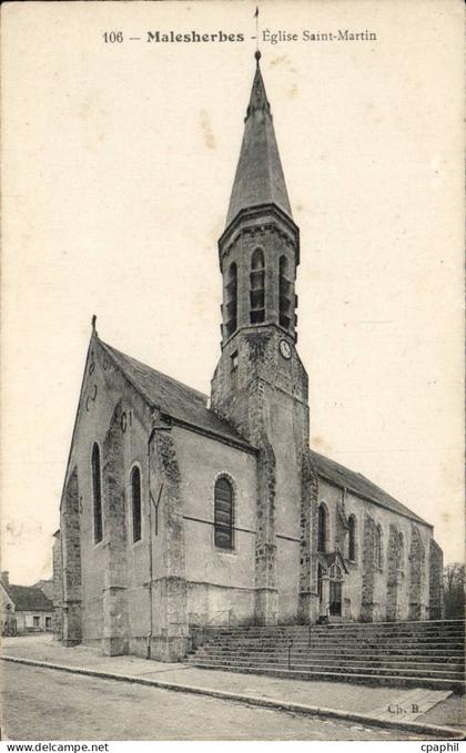 Malesherbes CPA Eglise Saint Martin