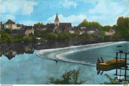 Carte Postale - 72 - Malicorne sur Sarthe - Les bords de la Sarthe - Le barrage - Mention Photographie Véritable - Carte