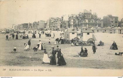 CPA Malo les Bains La Digue