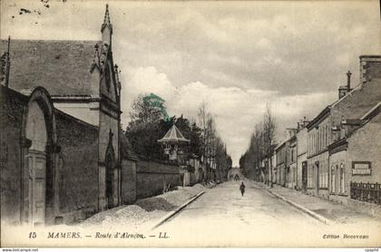 CPA Mamers Route d Alencon