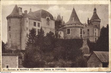 CPA Environs de Mansle (Charente) CHateau de Verteuil
