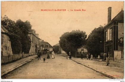 CPA MARCILLY le Hayer La Grande Rue (722952)