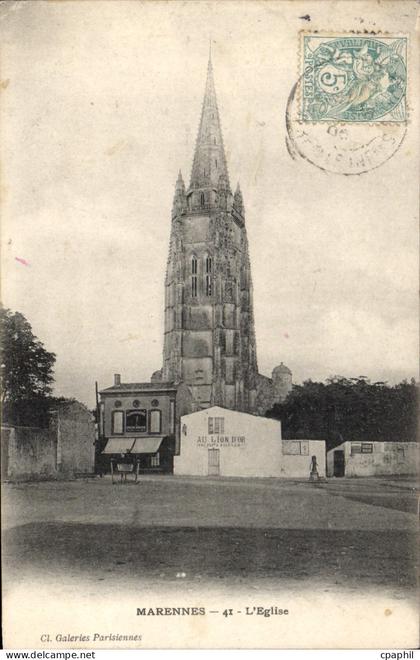 CPA Marennes L'Eglise