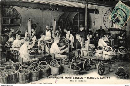 CPA Mareuil-sur-Ay Champagne MONTEBELLO Mise en bouteilles (1392236)