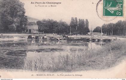 MAREUIL SUR AY(BATEAU DE PENICHE)