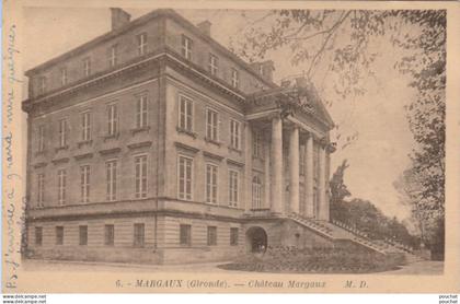 G3-33) MARGAUX - GIRONDE - CHATEAU  MARGAUX - ( 2 SCANS )