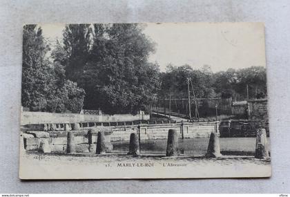 Cpa 1913, Marly le Roi, l'abreuvoir, Yvelines 78