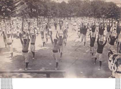 47) MARMANDE - CARTE PHOTO BALISTAI MARMANDE - CASTELJALOUX - FETE DES  ECOLES  - GYMNASES - GYMNASTIQUE - ( 3 SCANS )