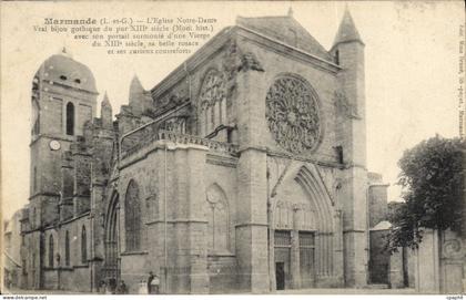CPA Marmande L et G L'Eglise Notre Dame