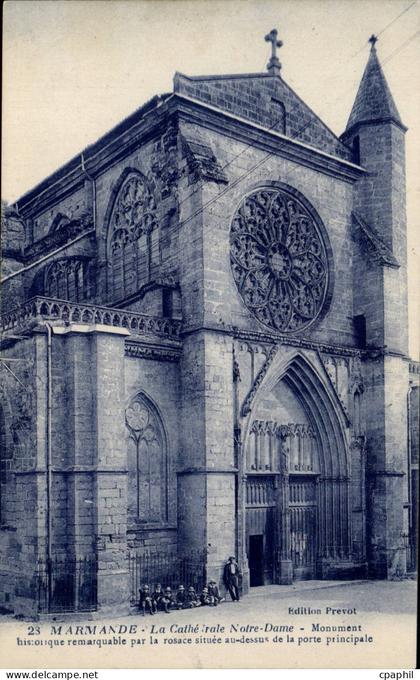 Marmande - La Cathedrale - CPA