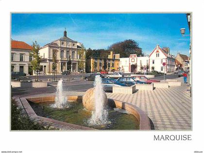 62 - Marquise - Jet d'eau sur la place - CPM - Voir Scans Recto-Verso