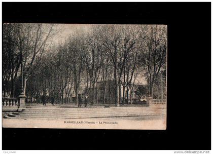 34 MARSEILLAN Promenade, animée, ed ?, 192?