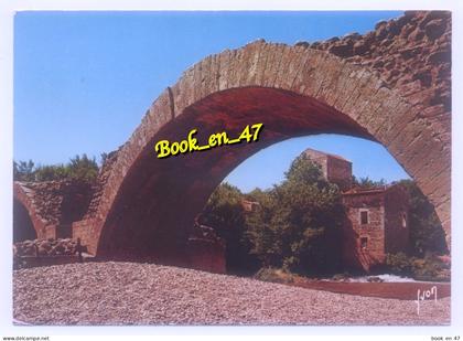 {77331} 34 Hérault Marseillan, Le Pont Romain à Saint Thibéry près de Marseillan