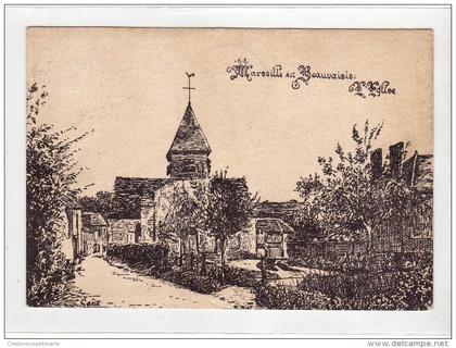MARSEILLE EN BEAUVAISIS - L EGLISE - CPSM