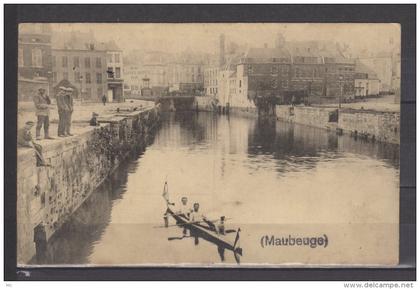 59 - Maubeuge - Canoé - animée
