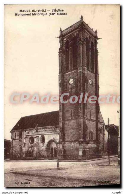 CPA Maule (S et O) L'Eglise Monument historique