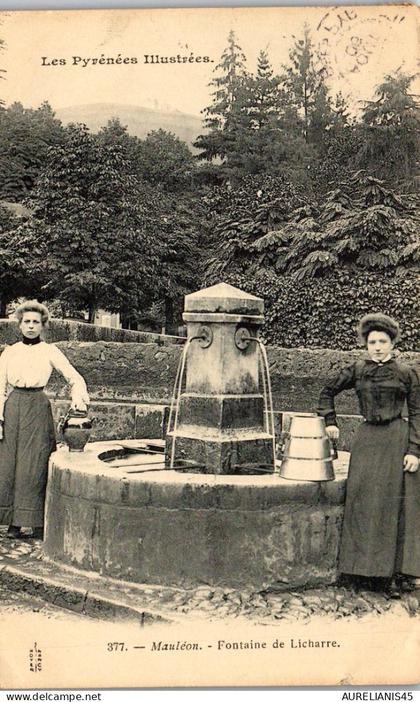 64 MAULEON - fontaine de licharre