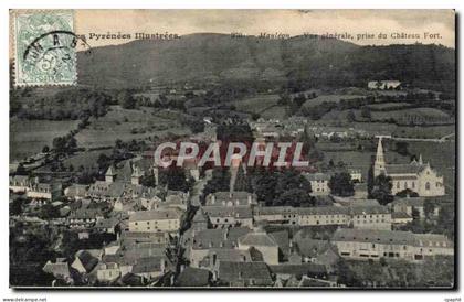 CPA Mauleon Vue generale prise du chateau fort