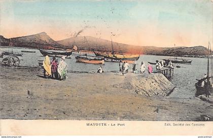 Mayotte - MAMOUDZOU - Le port - Ed. Société des Comores