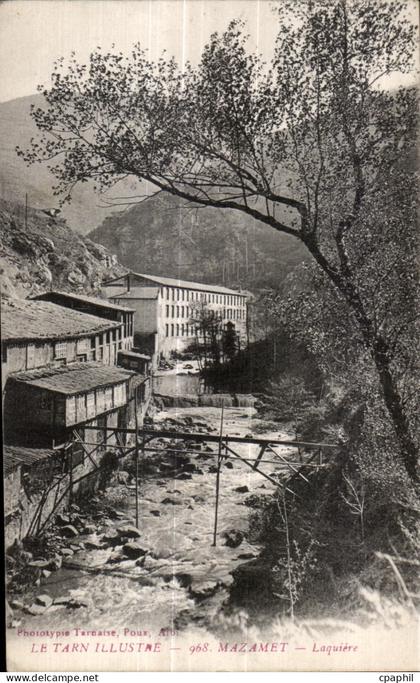 CPA Le Tarn Ilustae Mazamet Laquiere