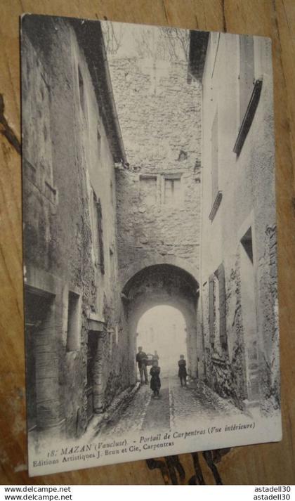 MAZAN , portail de Carpentras  ........... 21175