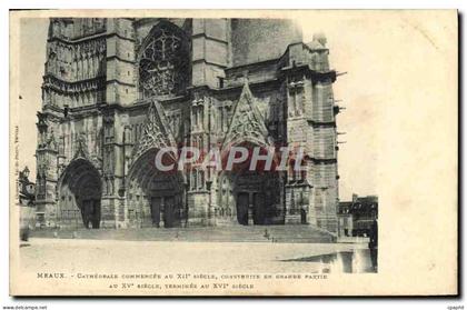 CPA Meaux Cathedrale