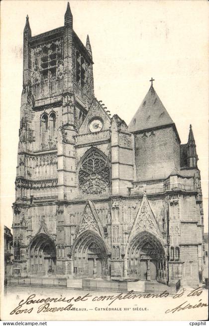 CPA Meaux Catnedrale