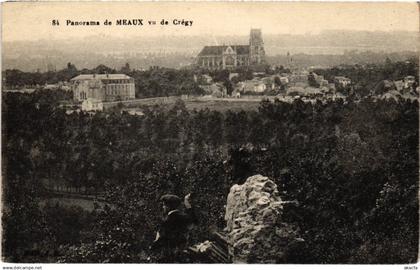 CPA MEAUX CREGY - Panorama de Meaux vu de Cregy (1329591)