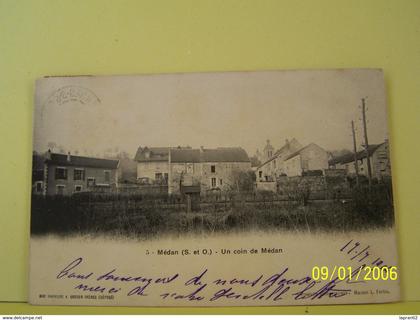 MEDAN (YVELINES) UN COIN DE MEDAN