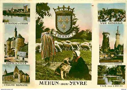 18 - Mehun sur Yèvre - Multivues - Folklore - Blasons - CPM - Voir Scans Recto-Verso