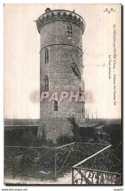 CPA Mehun sur Yevre (Cher) Chateau de Charles
