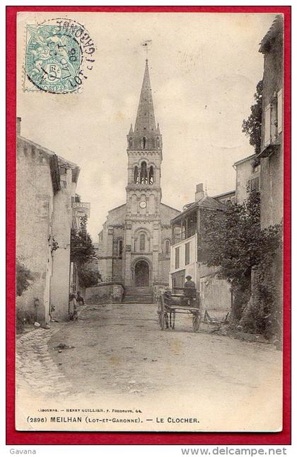 47 MEILHAN - Le clocher