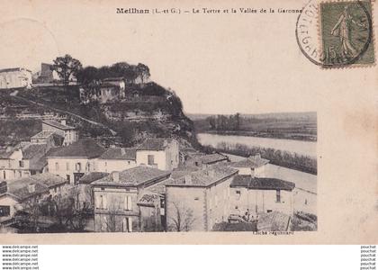 A2-47) MEILHAN  SUR  GARONNE - LE TERTRE ET LA VALLEE DE LA GARONNE - EN  1912