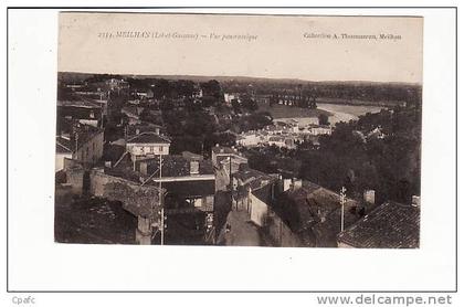 carte 1920 MEILHAN / VUE PANORAMIQUE