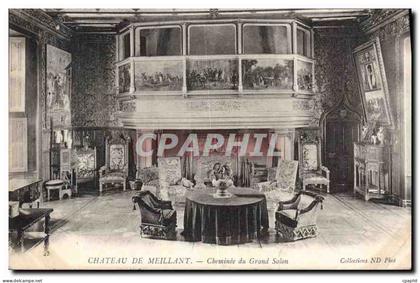 CPA Chateau de Meillant Cheminee du Grand Salon