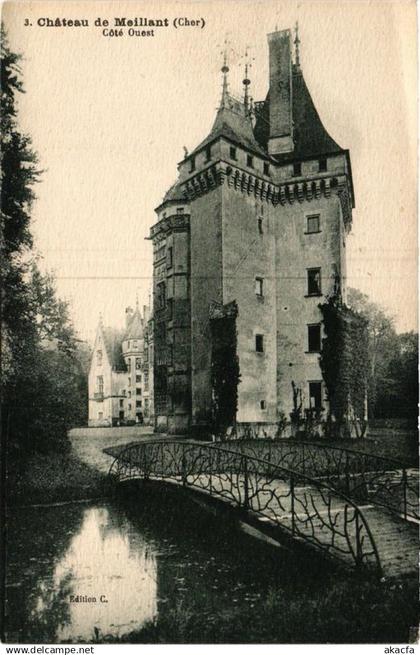 CPA MEILLANT Chateau - coté Ouest (612652)