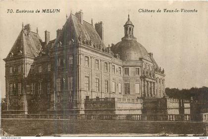 CPA Environs de Melun Chateau de Vaux le Vicomte