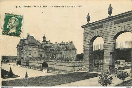 CPA Environs de Melun Chateau de Vaux le Vicomte